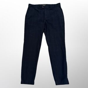Banana Republic Slim Tapered Plaid Dress Pants Men's 34x32 Casual Trousers